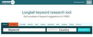 Keyword.io Keyword Research tool