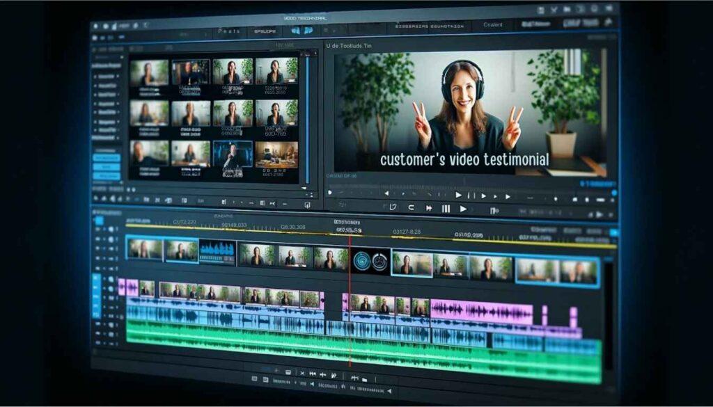 editing video testimonials