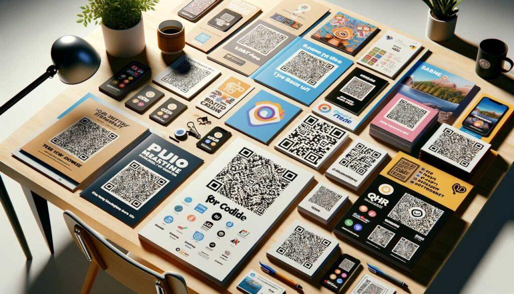 using qr codes in print