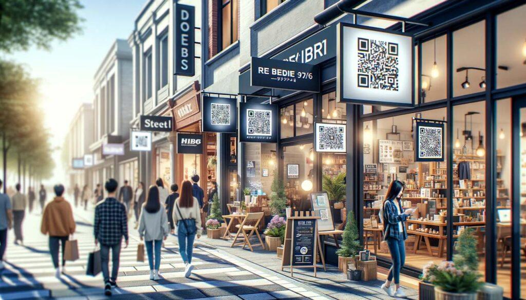 shops with qr codes