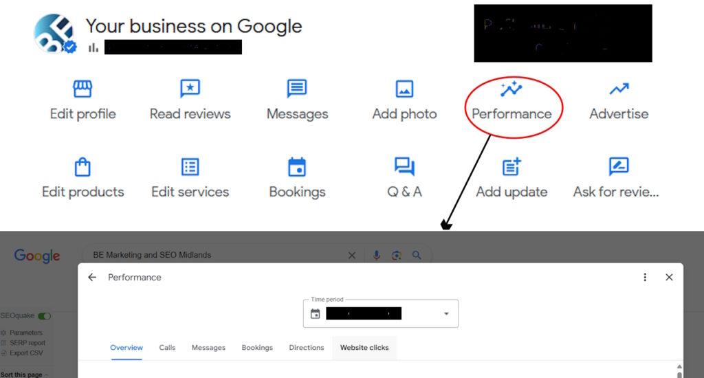 google business profile insights and tracking