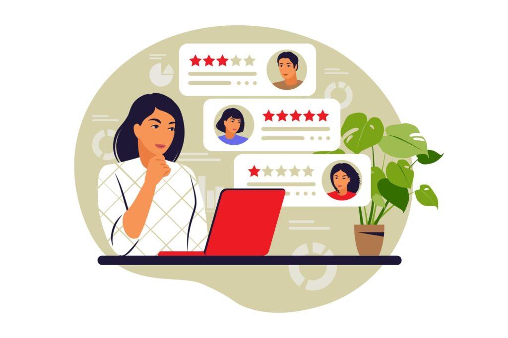 customer reviews on Google Business Profile